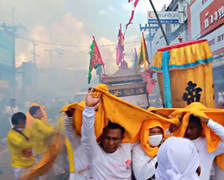 vegetraian festival procession phuket 